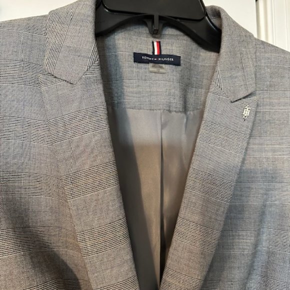 TOMMY HILFIGER  GLEN PLAID JACKET. - Picture 2 of 3